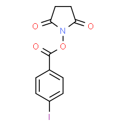 ChemSpider 2D Image | 2,5-Dioxopyrrolidin-1-yl 4-iodobenzoate | C11H8INO4