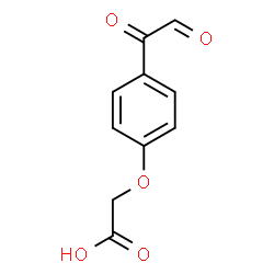 ChemSpider 2D Image | [4-(Oxoacetyl)phenoxy]acetic acid | C10H8O5