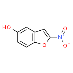 ChemSpider 2D Image | 2-Nitrobenzofuran-5-ol | C8H5NO4