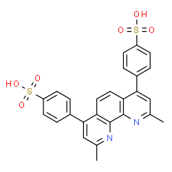 ChemSpider 2D Image | bathocuproine disulfonic acid | C26H20N2O6S2