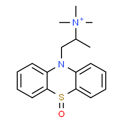 ChemSpider 2D Image | N,N,N-Trimethyl-1-(5-oxido-10H-phenothiazin-10-yl)-2-propanaminium | C18H23N2OS