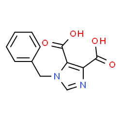 ChemSpider 2D Image | 1-Benzyl-1H-imidazole-4,5-dicarboxylic acid | C12H10N2O4