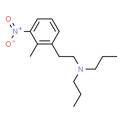 ChemSpider 2D Image | N,N-Dipropyl-2-methyl-3-nitrophenylethanamine | C15H24N2O2
