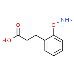 ChemSpider 2D Image | 3-[2-(Aminooxy)phenyl]propanoic acid | C9H11NO3