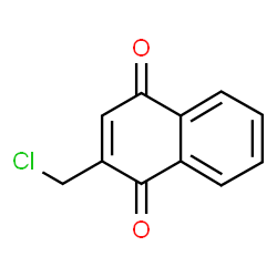 ChemSpider 2D Image | 2-(Chloromethyl)naphthoquinone | C11H7ClO2