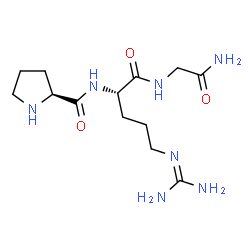 ChemSpider 2D Image | L-Prolyl-L-arginylglycinamide | C13H25N7O3