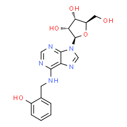 ChemSpider 2D Image | ortho-topolin riboside | C17H19N5O5