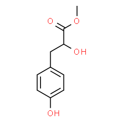 ChemSpider 2D Image | Methyl 2-hydroxy-3-(4-hydroxyphenyl)propanoate | C10H12O4