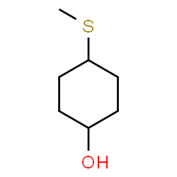ChemSpider 2D Image | 4-(Methylsulfanyl)cyclohexanol | C7H14OS