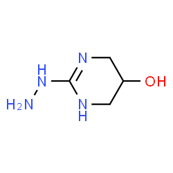 ChemSpider 2D Image | 2-Hydrazino-1,4,5,6-tetrahydro-5-pyrimidinol | C4H10N4O