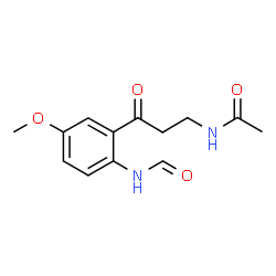 ChemSpider 2D Image | Acetyl-N-formyl-5-methoxykynurenamine | C13H16N2O4