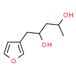 ChemSpider 2D Image | 1-(3-Furyl)-2,4-pentanediol | C9H14O3