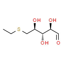 ChemSpider 2D Image | 5-S-Ethyl-5-thio-D-ribose | C7H14O4S