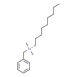 ChemSpider 2D Image | N-Benzyl-N,N-dimethyl-1-nonanaminium | C18H32N