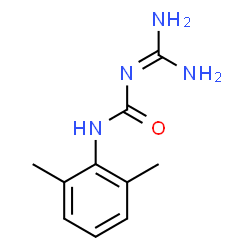 ChemSpider 2D Image | 1-(Diaminomethylene)-3-(2,6-dimethylphenyl)urea | C10H14N4O
