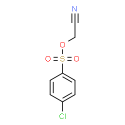 ChemSpider 2D Image | Cyanomethyl 4-chlorobenzenesulfonate | C8H6ClNO3S