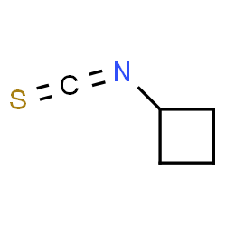 ChemSpider 2D Image | Cyclobutylisothiocyanate | C5H7NS