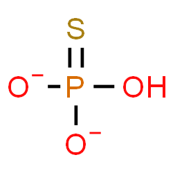 ChemSpider 2D Image | Hydrogen phosphorothioate | HO3PS