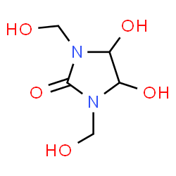 ChemSpider 2D Image | Dimethyloldihydroxyethyleneurea | C5H10N2O5