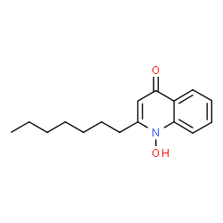 ChemSpider 2D Image | 2-HEPTYL-1-HYDROXYQUINOLIN-4-ONE | C16H21NO2