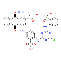 ChemSpider 2D Image | cibacron blue | C29H20ClN7O11S3