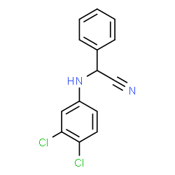 ChemSpider 2D Image | (3,4-Dichloroanilino)phenylacetonitrile | C14H10Cl2N2