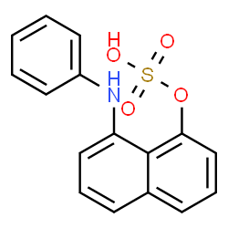ChemSpider 2D Image | 8-Anilino-1-naphthyl hydrogen sulfate | C16H13NO4S