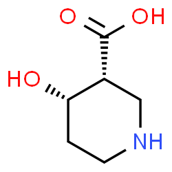 ChemSpider 2D Image | cis-4-Hydroxynipecotic acid | C6H11NO3