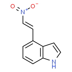 ChemSpider 2D Image | (E)-4-(2-Nitrovinyl)-1H-indole | C10H8N2O2