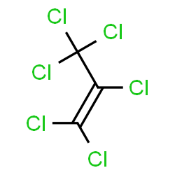 ChemSpider 2D Image | Hexachloropropene | C3Cl6