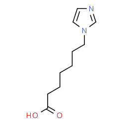 ChemSpider 2D Image | 7-Imidazol-1-yl-heptanoic acid | C10H16N2O2