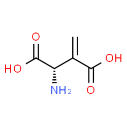 ChemSpider 2D Image | 3-Methylene-L-aspartic acid | C5H7NO4