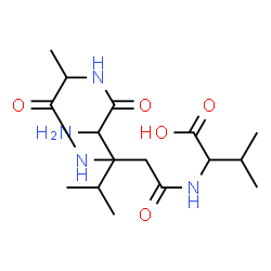 ChemSpider 2D Image | Leu-ala-gly-val | C16H30N4O5