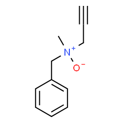 ChemSpider 2D Image | Benzyl(methyl)2-propyn-1-ylamine oxide | C11H13NO