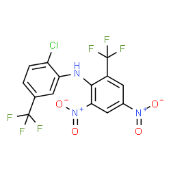 ChemSpider 2D Image | Fentrifanil | C14H6ClF6N3O4
