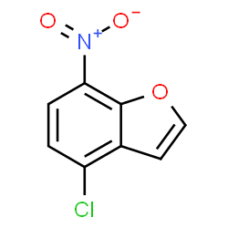 ChemSpider 2D Image | 4-Chloro-7-nitro-1-benzofuran | C8H4ClNO3