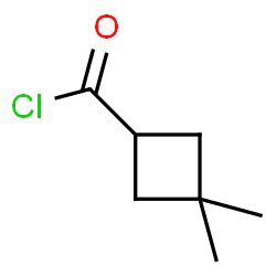 ChemSpider 2D Image | 3,3-Dimethylcyclobutanecarbonyl chloride | C7H11ClO