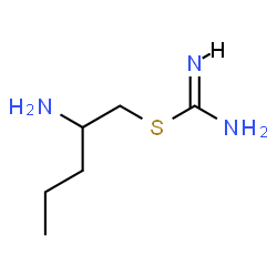 ChemSpider 2D Image | 2-Aminopentyl carbamimidothioate | C6H15N3S