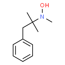ChemSpider 2D Image | N-Hydroxy-N,2-dimethyl-1-phenyl-2-propanamine | C11H17NO