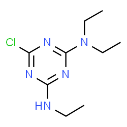 ChemSpider 2D Image | trietazine | C9H16ClN5