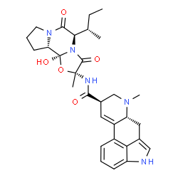 ChemSpider 2D Image | (5'beta)-5'-[(2S)-2-Butanyl]-12'-hydroxy-2'-methyl-3',6',18-trioxoergotaman | C30H37N5O5