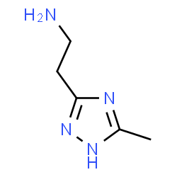 ChemSpider 2D Image | 3-methyl-1H-1,2,4-Triazole-5-ethanamine | C5H10N4