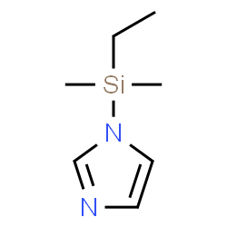 ChemSpider 2D Image | dimethylethylsilylimidazole | C7H14N2Si