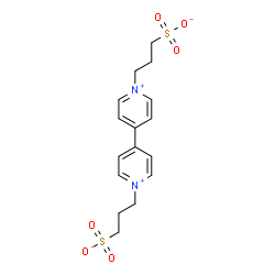ChemSpider 2D Image | 3,3'-(4,4'-bipyridinium-1,1'-diyl)dipropane-1-sulfonate | C16H20N2O6S2