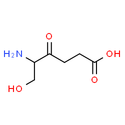 ChemSpider 2D Image | 5-Amino-6-hydroxy-4-oxohexanoic acid | C6H11NO4