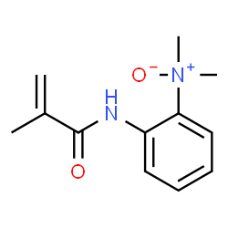 ChemSpider 2D Image | N-[2-(Dimethylnitroryl)phenyl]-2-methylacrylamide | C12H16N2O2