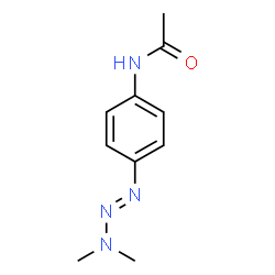 ChemSpider 2D Image | 1-(4-Acetamidophenyl)-3,3-dimethyltriazene | C10H14N4O