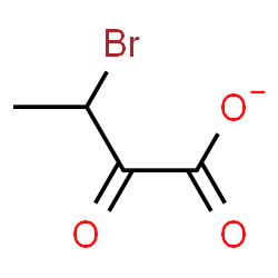 ChemSpider 2D Image | 3-Bromo-2-oxobutanoate | C4H4BrO3