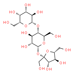 ChemSpider 2D Image | 4-O-b-D-Galactosylsucrose | C18H32O16