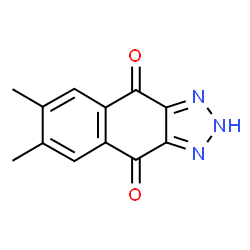 ChemSpider 2D Image | 6,7-Dimethyl-2H-naphtho[2,3-d][1,2,3]triazole-4,9-dione | C12H9N3O2